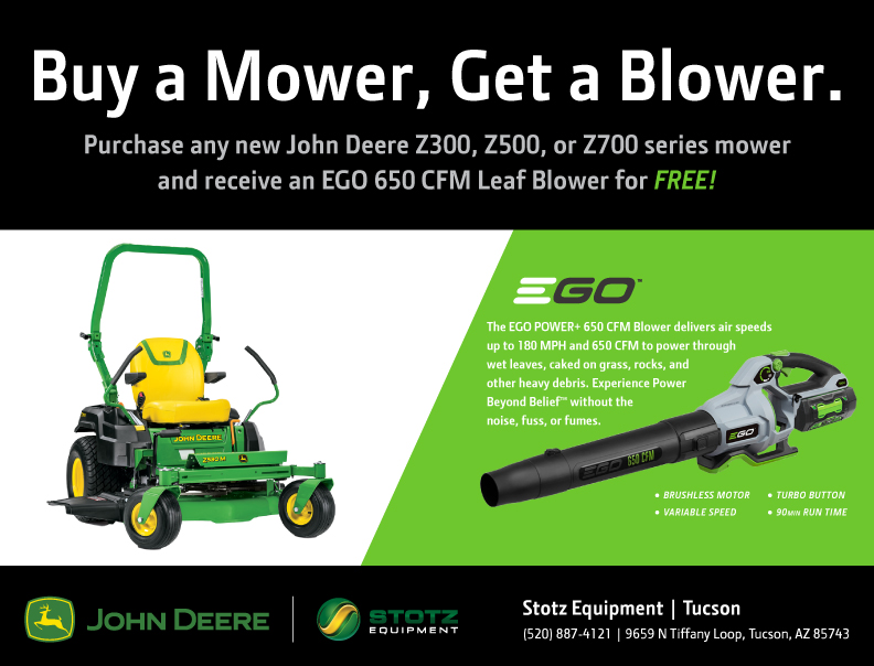 Buy a Mower, Get a Blower | Stotz Equipment Tucson